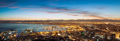 One African city trying to manage rising sea levels is Cape Town. Shutterstock/Denis Mironov