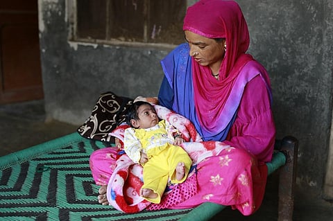 n 2017, only 440 million people covered under any health insurance schemes, and this is likely to increase to 500 million because of AB-NHBM. Credit: Srikant Chaudhary/CSE