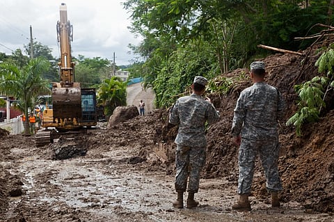 The warning system has been set up on slopes spread over 150 acre at Chandmari village in Gangtok. Credit: Picryl