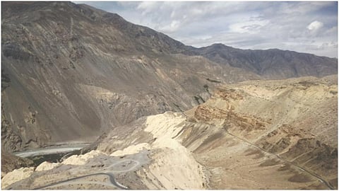 Entering the Spiti Valley from Kinnaur. Credit: Vaishnavi Rathore
