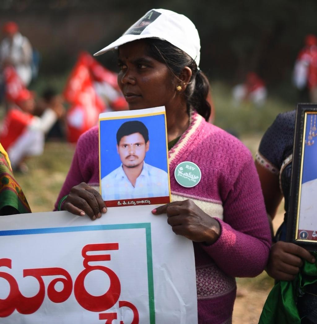 दिल्ली में जुट रहे देशभर के दो सौ से अधिक किसान संगठनों के कार्यकर्ताओं में कई महिलाएं भी शामिल हैं, फोटो: आदित्यन पीसी