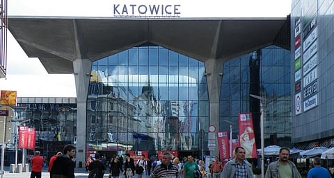 The central train station at Katowice, Poland. Credit: Wikipedia