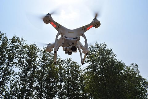 Drones are mini pilotless aircraft which are operated by remote control and can be accessed through a simple smartphone app. Credit: India Science Wire