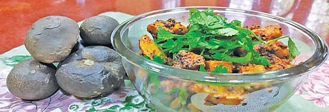 Gaithi, commonly called air potato, is native to Africa, Asia and northern Australia (Photo: Megha Prakash)