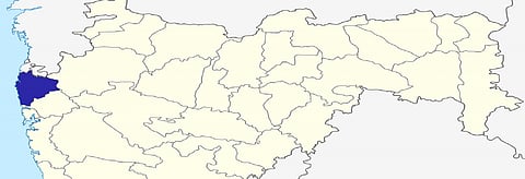 A map showing Palghar's location in Maharashtra. Credit: Wikimedia Commons