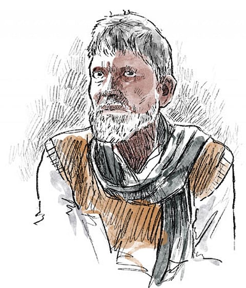 कोकिला वीवर्स कलेक्टिव प्राइवेट लिमिटेड के तीन निदेशकों में से एक महमूद अंसारी (तारिक अजीज / सीएसई)