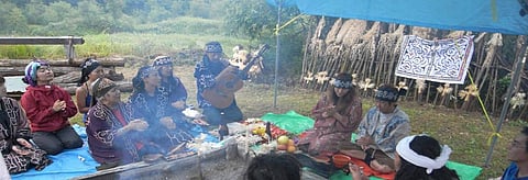 A traditional Ainu marriage ceremony. Credit: Wikimedia Commons