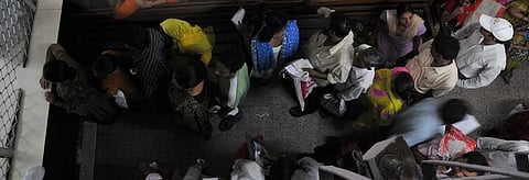 File photo of a crowded outpatient department in Ram Manohar Lohia hospital in New Delhi. Photo: Meeta Ahlawat