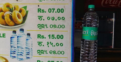 A bottle of drinking water. Photo: Ranjan Panda