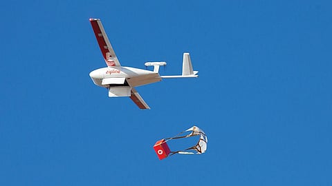Drones deliver medicines in Africa