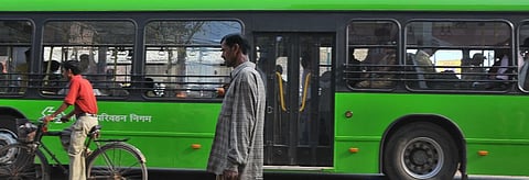 A Delhi Transport Corporation bus. Photo: CSE