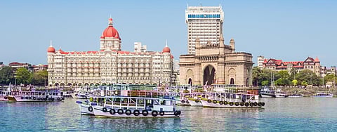 The Gateway of India on the shores of Bombay Harbour, Mumbai. Photo: Getty Images