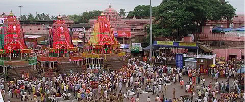 The Jagannath Rath Yatra in Puri, Odisha. Photo: Getty Images