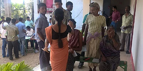 An eye camp in Nuapada, Orissa. Photo: Wikimedia Commons