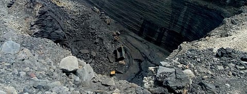 The coal mine in Talcher where the incident occurred. Photo: Ashis Senapati