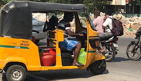 Transporting water during the days when Chennai ran out of water. Photo: Shivani Chaturvedi
