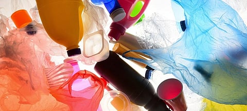 Globally, only nine per cent of the plastic is getting recycled, about 12 per cent incinerated and 79 per cent ends up in landfills, according to UN. 
Photo: Getty Images