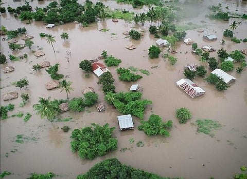 A view of the devastation caused by Cyclone Idai in Africa.
Photo: @HarareAi/Twitter