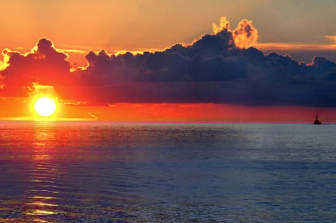 This marine heatwave (MHW) covers an area of roughly 6.5 million square kilometres> Photo: NASA