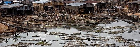 The infamous Makoko slum in Lagos, Nigeria. Photo: Stefan Magdalinski/Wikimedia Commons