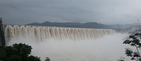 Everyone loves an overflowing dam