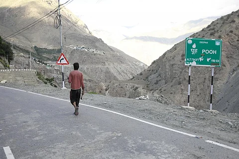 हिमाचल प्रदेश के किन्नौर जिला आपदाओं की दृष्टि से बेहद संवेदनशील है। फोटो: विकास चौधरी