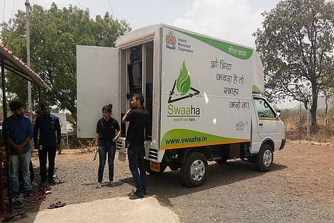 भोपाल में होने वाले इज्तिमा कार्यक्रम के दौरान होने वाले कचरे से निपटने के विशेष इंतजाम किए गए हैं। फोटो: मनीष चंद्र मिश्र