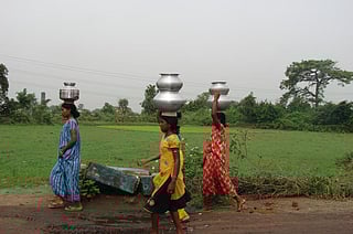 In rural areas, hand pumps, which accounted for 42.9 per cent usage, was the most relied principal source of drinking water. Photo: Salahuddin