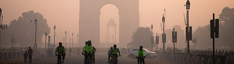 The India Gate on a winter morning. Photo: Getty Images