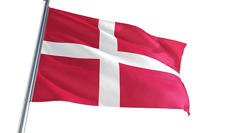 The Danish flag. Photo: Getty Images