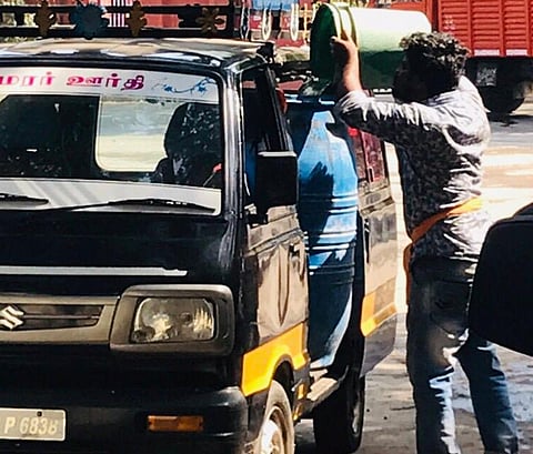 The water shortage in Chennai in 2019. Photo: Shivani Chaturvedi