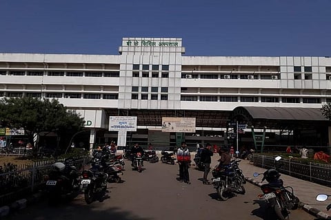 यह है फरीदाबाद का बादशाह खान अस्पताल। फोटो: शाहनवाज आलम