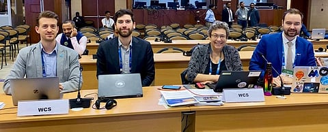 Susan Lieberman with others from WCS at the CMS CoP 13. Photo: @WCSIndia / Twitter