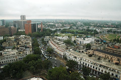 Delhi's Connaught Place; there is a pronounced lacuna in the governance of urban commons. Photo: Samrat Mukharjee