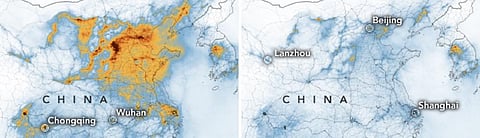 COVID-19: NASA maps show decline in pollution amid slowdown