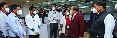 Union Health Minister Harsh Vardhan inspecting preparedness for coronavirus outbreak. Photo: Harsh Vardhan's Twitter Handle