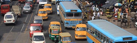 Most people in Kolkata live within 500 metres of busy roads and streets, exposing them to air pollution Photo: Wikimedia Commons