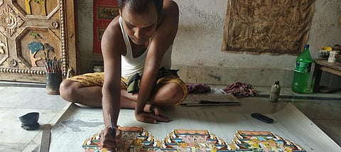COVID-19 lockdown hits Patachitra artisans of Odisha crafts village hard