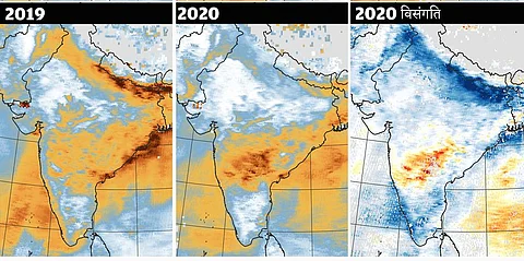 लॉकडाउन के चलते साफ हुई उत्तर भारत में हवा, 20 सालों में पहली बार एयरोसोल में इतनी कमी