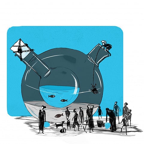 Climate change and water: Ripple marks