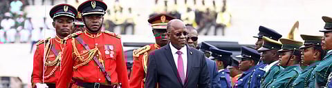 Tanzanian President John Magufuli attends a ceremony marking the country’s 58th independence anniversary in 2019. Stringer/AFP via GettyImages