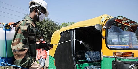 The increasing frequency of natural disasters, that include “biological disasters” like the current pandemic, will impact labour productivity adversely more than financial crises and wars, a World Bank report has said. Photo: Vikas Choudhary / CSE