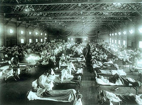 A century after the Spanish flu, the COVID-19 pandemic has shaken the confidence of humanity. Photo: Wikimedia Commons