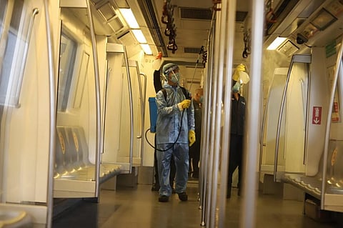 COVID-19: How to avoid super-spreading events on the metro