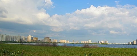 Future shock: The leaning towers of Najafgarh Jheel