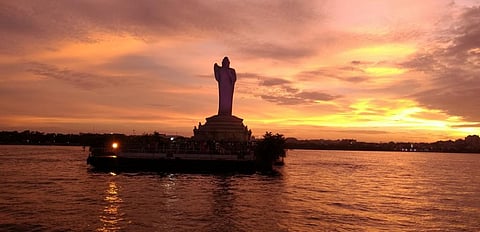 Hussain Sagar lake in Hyderabad. Photo: Wikimedia Commons