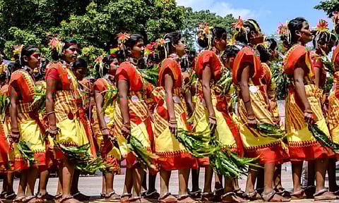 Celebration of Karma Pooja in Ranchi, Jharkhand. Photo: Wikimedia Commons