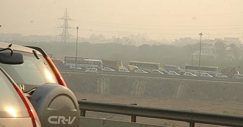 Haze over Delhi. Photo: Samrat Mukherjee / CSE