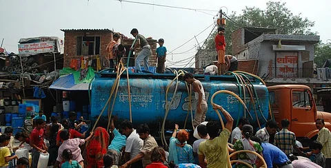 The WWF report listed 30 Indian cities among a total 100 that would face grave water risk by 2050. Photo: Sayantan Bera / CSE