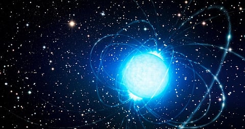 An artist's impression of a magnetar. Photo: Wikimedia Commons